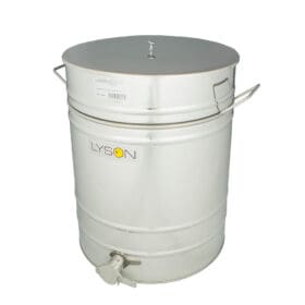 Lyson Abfüllbehälter Edelstahl - 200l - Ø600,H630 - Griffe