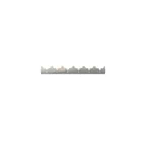 Abstandsrechen Edelstahl 395 mm 11 Waben
