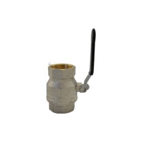 Edelstahl Muffenkugelhahn 1- teilig reduzierter Durchgang 1 1/2"