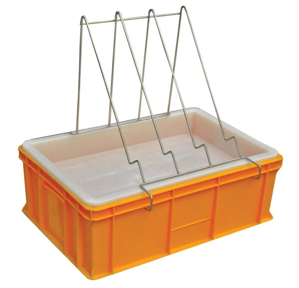 Lyson Entdeckelungsgeschirr mit Siebeinsatz aus Kunststoff