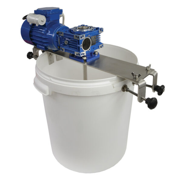 Honigrührgerät für 40kg (33L) Hobbock aufsetzbar