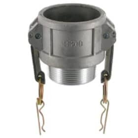 Edelstahl Schnellverschluss Mutterteil mit Aussengewinde 6/4"
