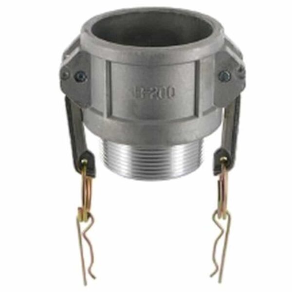 Edelstahl Schnellverschluss Mutterteil mit Aussengewinde 6/4"