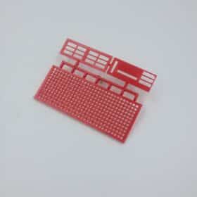 Apidea Lüftungs.- und Absperrgitter rot - 3 teilig