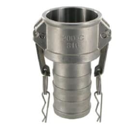 Schnellkupplung Edelstahl Mutterteil Schlauchtülle 63mm Schlauch Ø50mm