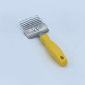 Entdecklungsgabel IDEAL, gelber Plastikgriff