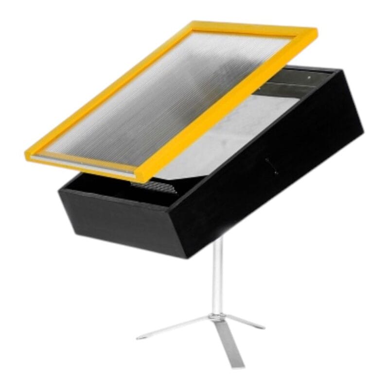 Sonnenwachsschmelzer SMALTO II mit Standfuß aus Edelstahl