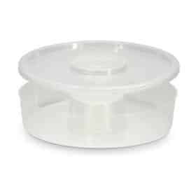 Kunststoff Futterbehälter 2 Liter rund Ø 280 mm Höhe 55 mm