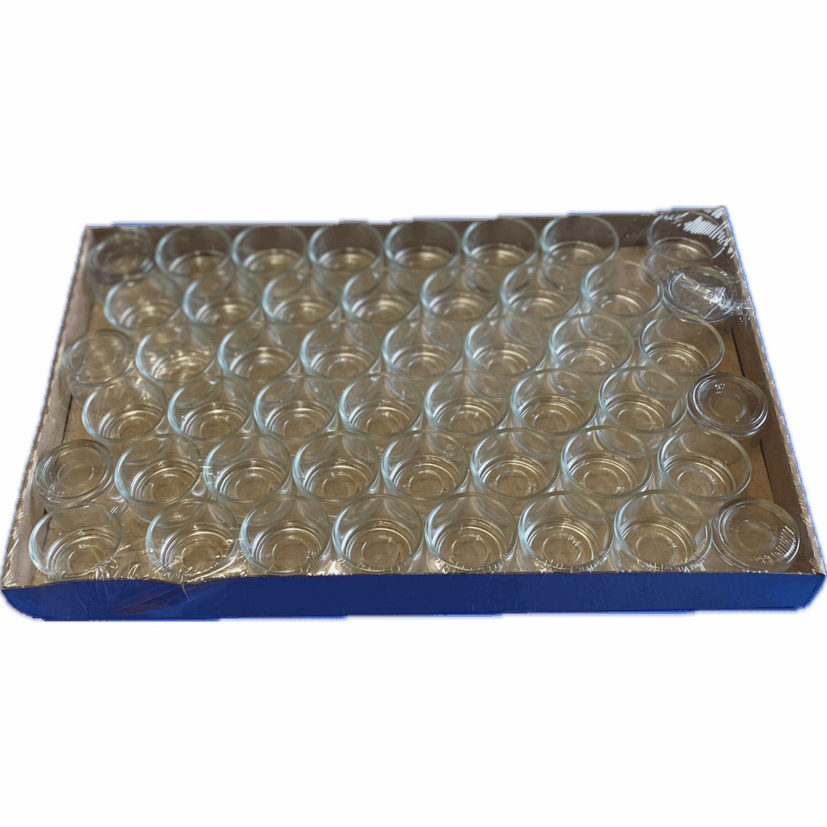 Teelichtglas Packung 48 Stk.