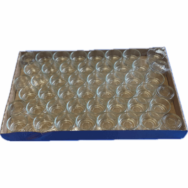 Teelichtglas Packung 48 Stk.