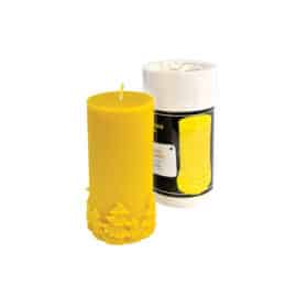 Silikongießform Stumpen mit Weihnachtsbaum Ø:60H:130 - FS26