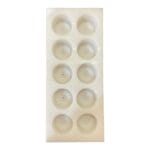 Silikongießform Teelicht mit Ringmuster 10-fach – Bild 3