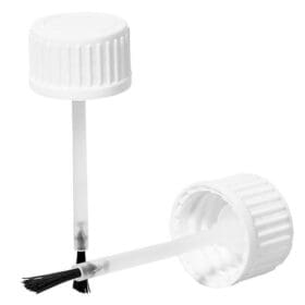 Schraubverschluss 70 mm mit Pinsel für 20 ml Braunglasflasche