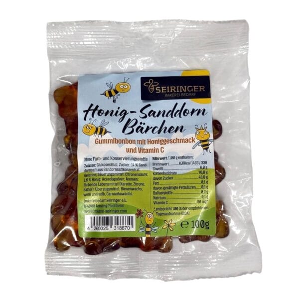 Honig Sanddorn Bärchen 100g