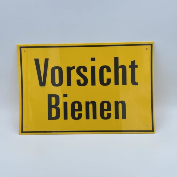 Warnschild "Vorsicht Bienen" 30x20 cm