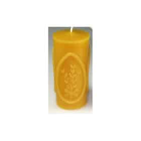 Silikongießform Stumpen mit Ei Motiv und Weidenkätzchen F-O-13