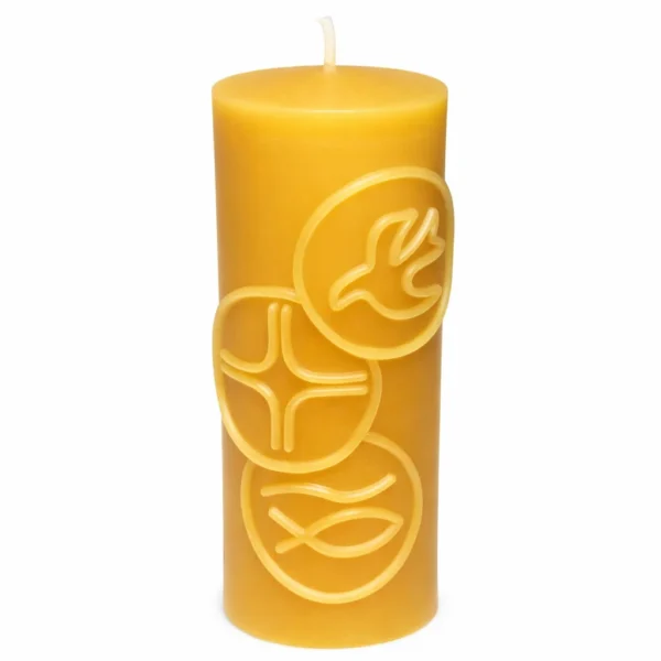 Silikongießform Christliche Symbole, Kreisform - F-O-16