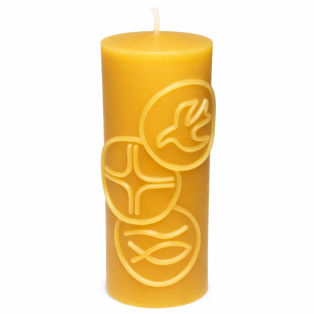 Silikongießform Christliche Symbole, Kreisform - F-O-16 Silikongießform Christliche Symbole, Kreisform - F-O-16