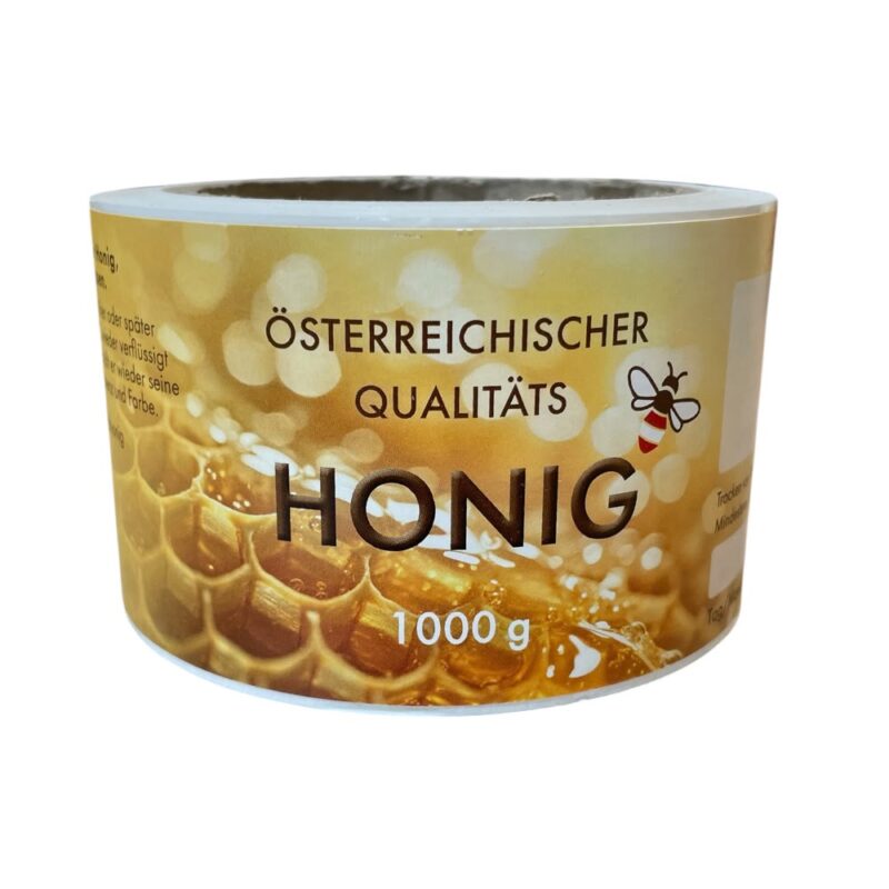 Honigglasetiketten 1000 g Österreichischer Imkerbund 100 Stk.