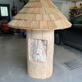 Klotzbeute aus Eichenholz