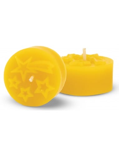 Silikongießform Teelicht mit Sternen - FS500