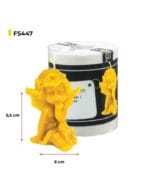 Silikongießform Engel der Liebe mit Kuss H:65mm - FS447 – Bild 2