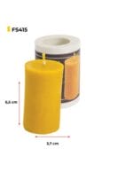 Silikongießform Stumpen Ø37mm H:65 mm - FS415 – Bild 2