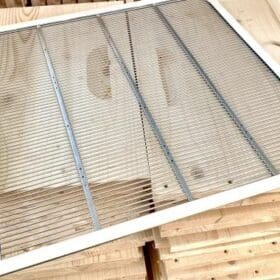 Absperrgitter mit Rahmen verpresst - EHM 435x435