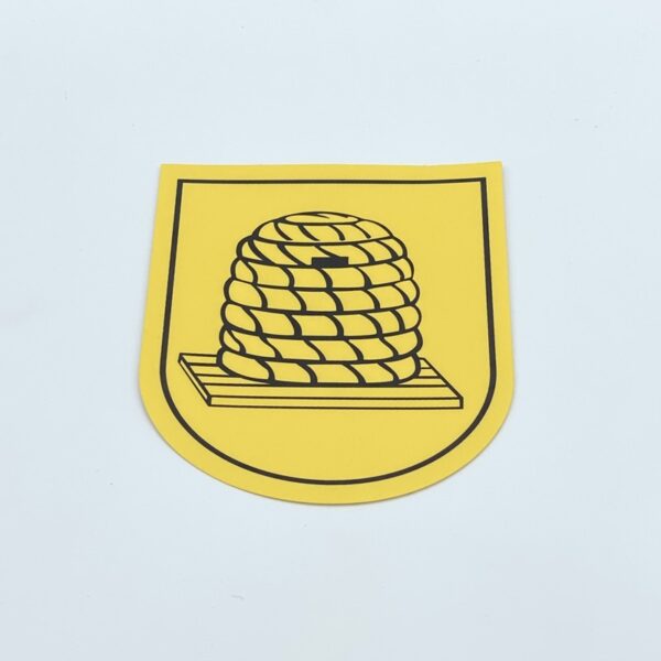 Aufkleber Bienenkorb-Wappen