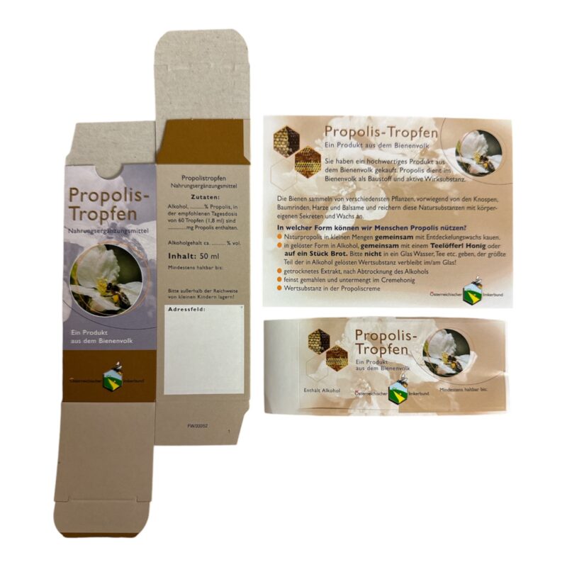 Propolistropfen Verpackungsset 20/30ml