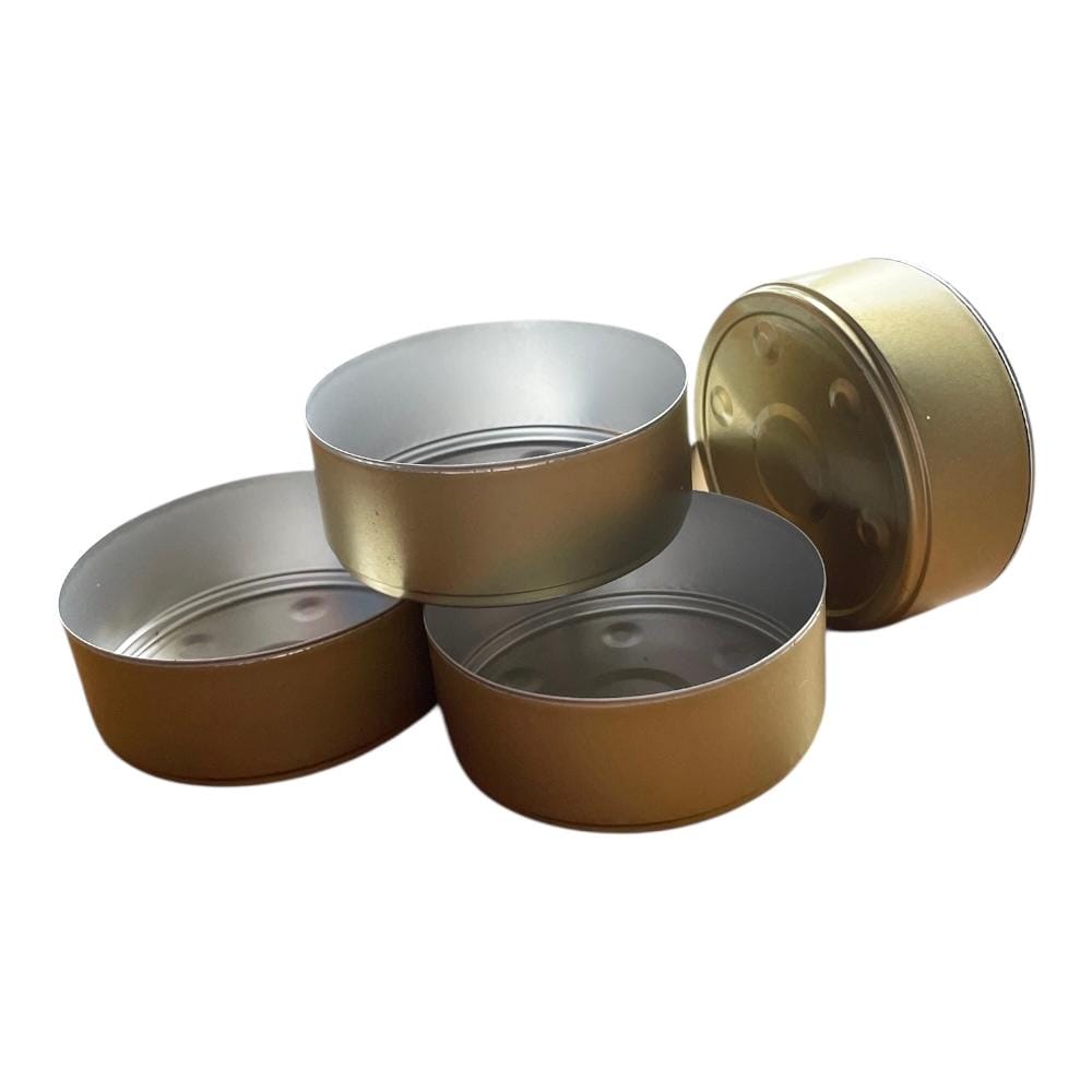 Alu Teelichtschale groß 59 mm x 24 mm GOLD Alu Teelichtschale groß 59 mm x 24 mm GOLD