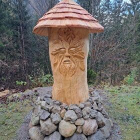 Figurenbeute aus Holz - Waldgeist