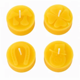 Silikongießform Teelicht Glücksymbole für 4 Teelichter - TLF-M3