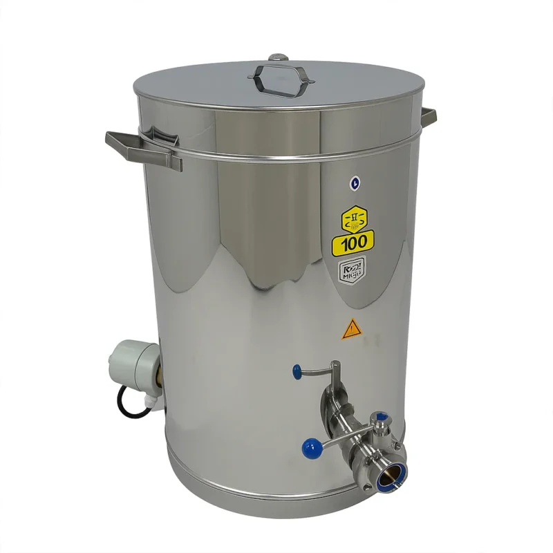 CFM - Abfüllbehälter 100 kg doppelwandig mit Auflagedeckel