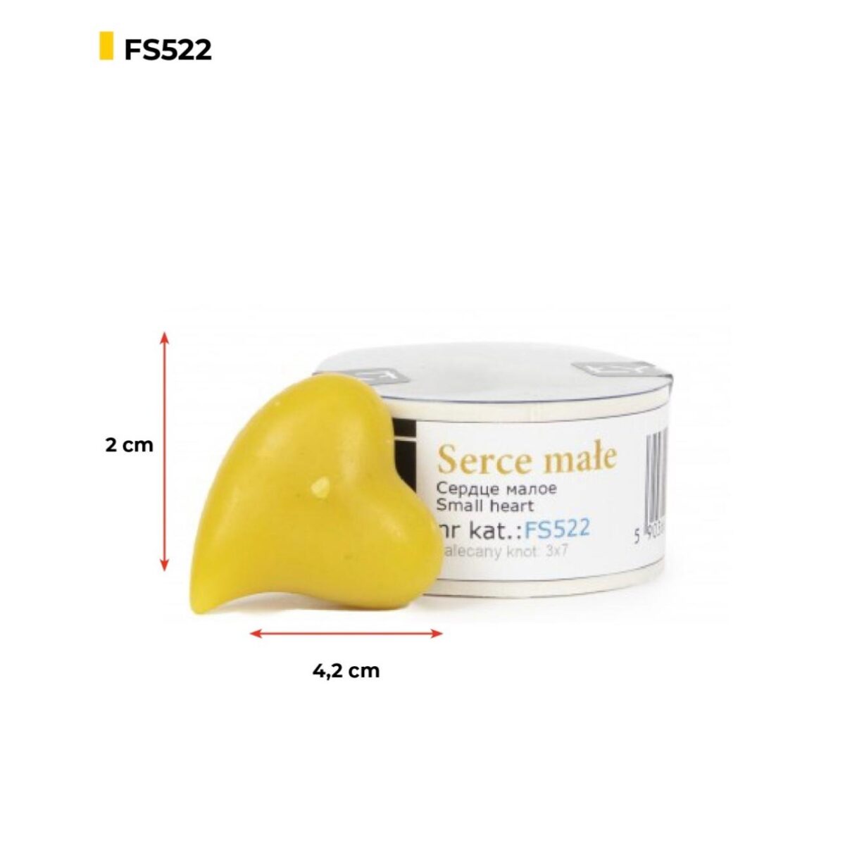 Silikongießform Kleines Herz