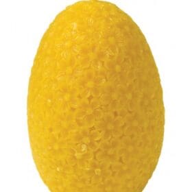 Silikongießform Ei mit Blumenmuster H: 10 cm - FS156