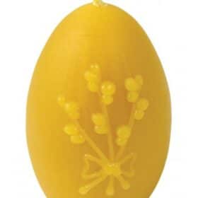 Silikongießform Osterei mit Weidenkätzchen H: 7,5 cm - FS164