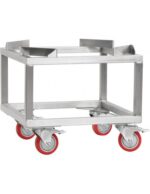 Edelstahl Transportwagen für Behälter ohne Heizung 100l,150l u. Heizung 50l,70l