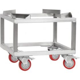 Transportwagen für 100l/150l o. Heizmantel, 50l/70l mit Heizmantel