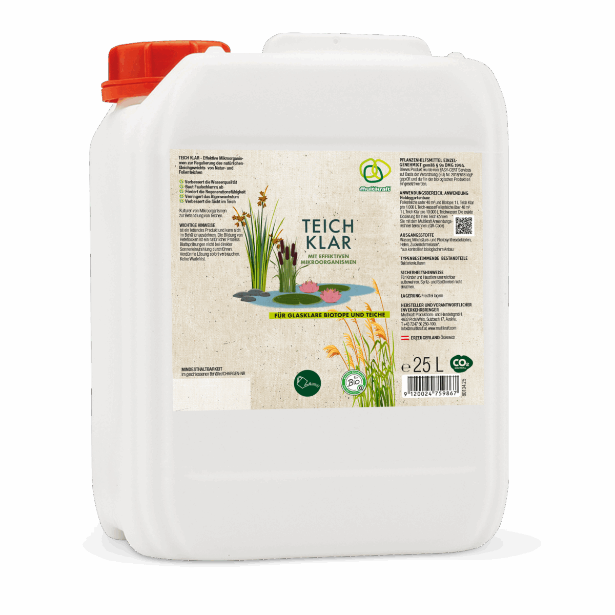 Teich Klar 25,0 l Kanister