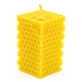 Silikongießform Quader mit Wabenmuster und Biene - FS516