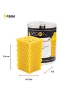 Silikongießform Quader mit Wabenmuster und Biene - FS516 – Bild 2