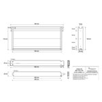 Palette Rähmchen Dadant US gerade 482x448x159/25 - 800 Stk. – Bild 2