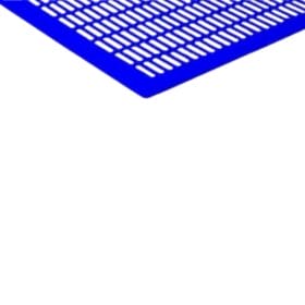 Drohnenabsperrgitter Kunststoff blau 500x500mm