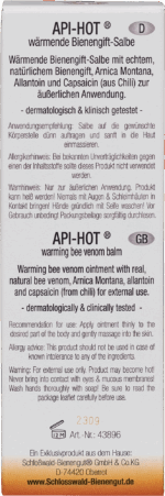 API-HOT wärmende Bienengift-Salbe 50ml