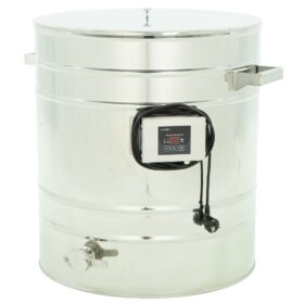 Lyson Edelstahl Abfüllbehälter mit Heizmantel - 200l