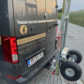 Kaptarlift Transporthilfe für Anhängerkupplung