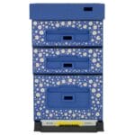 Lyson Hartschaum Dadant Blatt OPTIMA - blau mit Margariten