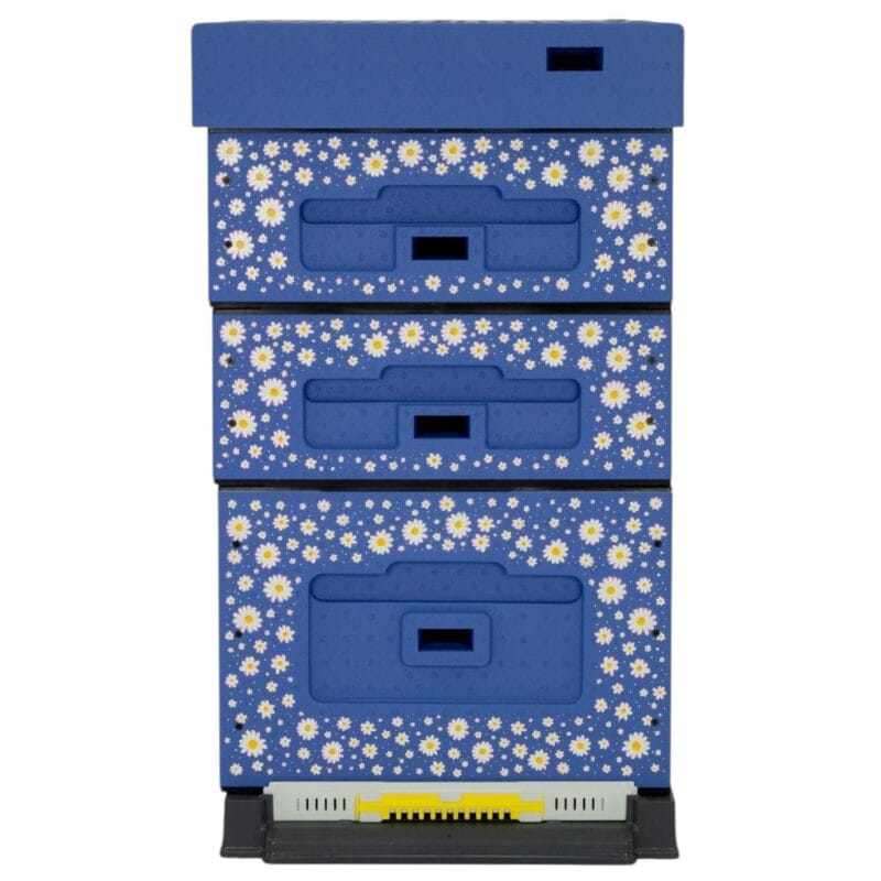 Lyson Hartschaum Dadant Blatt OPTIMA - blau mit Margariten