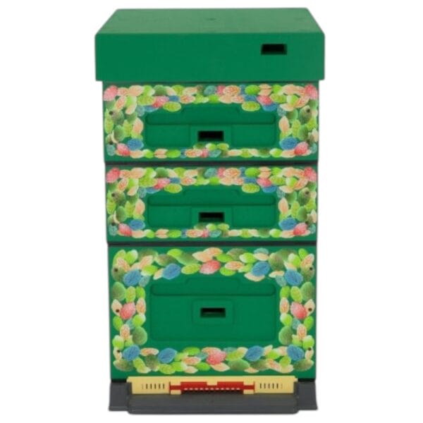 Lyson Hartschaum Dadant Blatt OPTIMA - grün mit Blättern